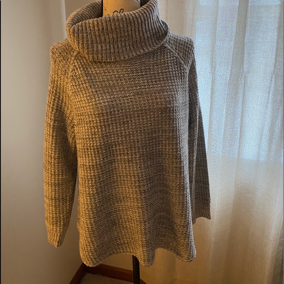 Women’s Cowl Neck Sweater - Picture 1 of 5